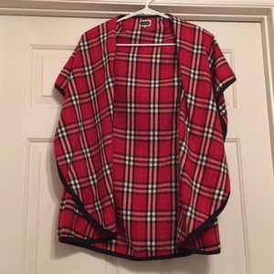 Red Plaid Vest